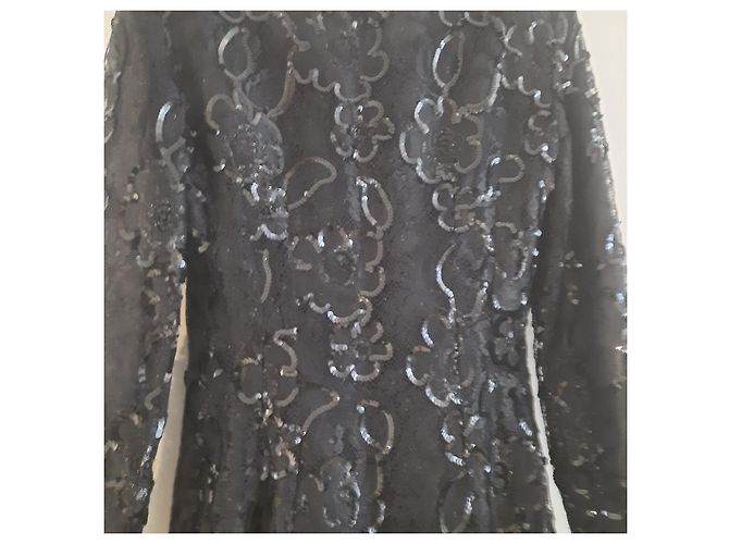 Georges Rech - Giacca nera con paillettes Nero - vista 8