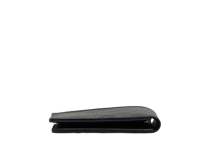 Slender Louis Vuitton Cartera delgada Damier Graphite N63261 Negro - vista 4