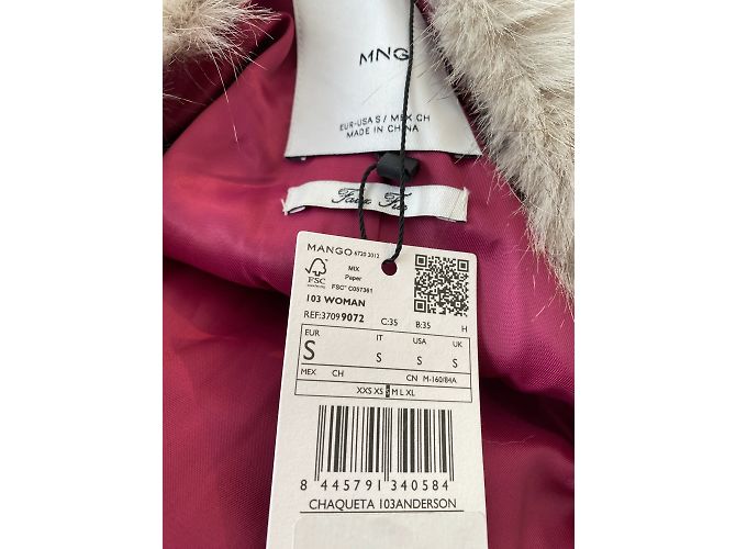 MANGO Chaquetas T.Piel sintética internacional S - vista 4