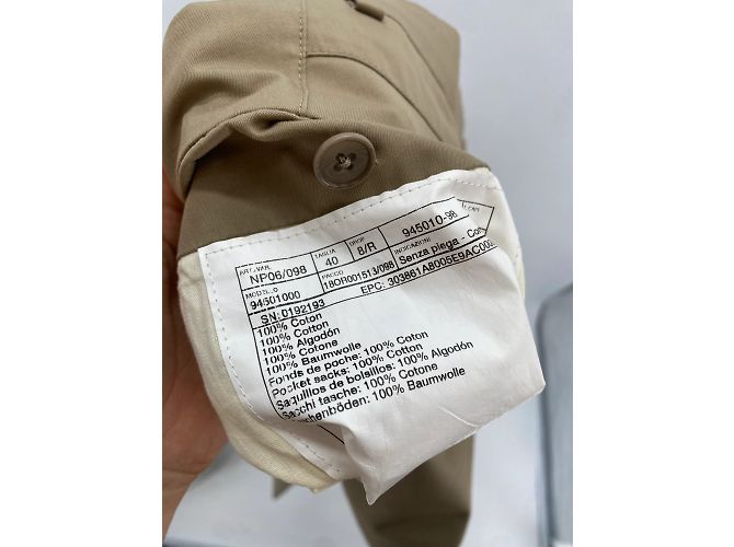 Hermès HERMES Hose T.fr 40 Baumwolle Beige - Ansicht 4