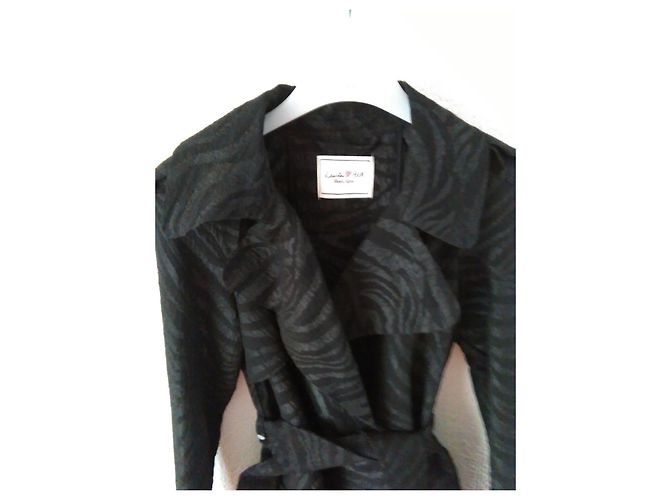 Lanvin For H&M LANVIN PARA H&M GABARDINA DE LANA Negro - vista 2