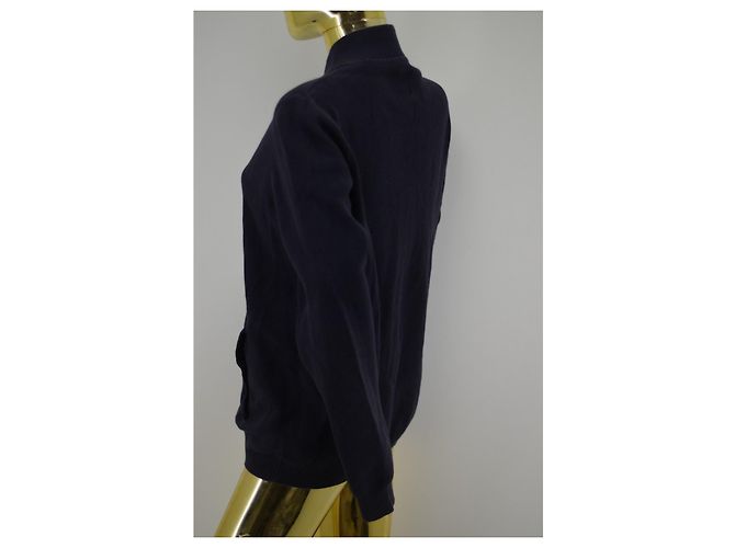 Autre Marque Devred Strickjacke aus Strick für Herren Blau Marineblau Dunkelblau - Ansicht 2