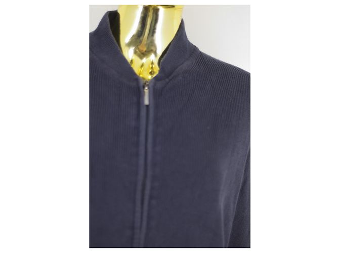 Autre Marque Devred Strickjacke aus Strick für Herren Blau Marineblau Dunkelblau - Ansicht 3
