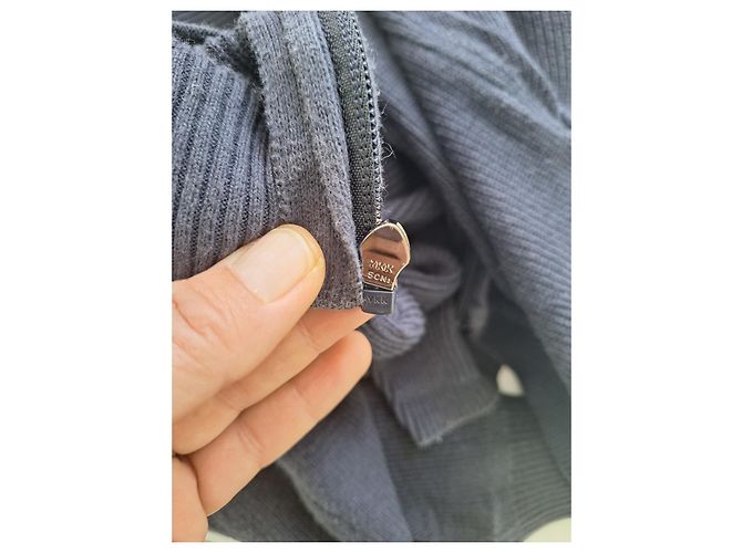 Autre Marque Devred Strickjacke aus Strick für Herren Blau Marineblau Dunkelblau - Ansicht 9