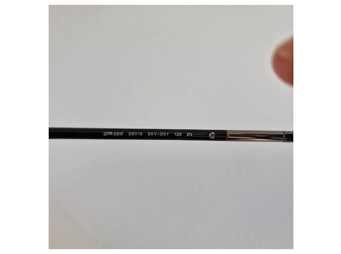 Prada Sonnenbrille Grau Metall - Ansicht 4
