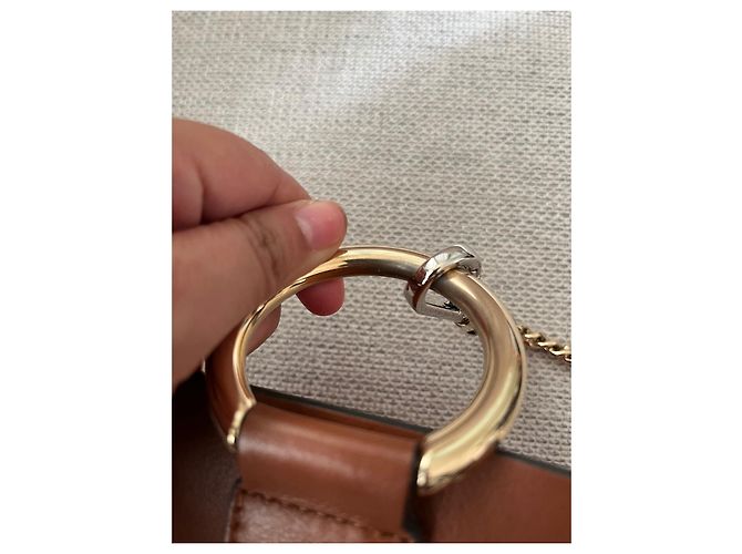 Chloé Faye Handtasche Leder Camel Kamel - Ansicht 12