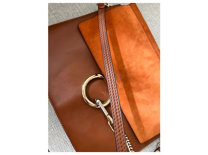 Chloé Faye Handtasche Leder Camel Kamel - Ansicht 5