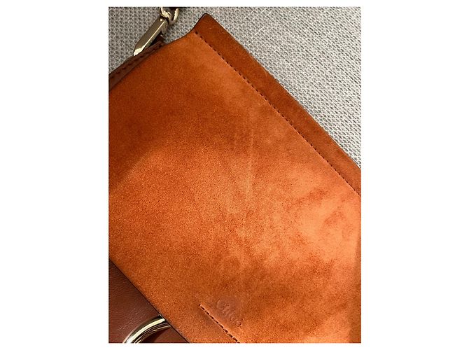 Chloé Faye Handtasche Leder Camel Kamel - Ansicht 8