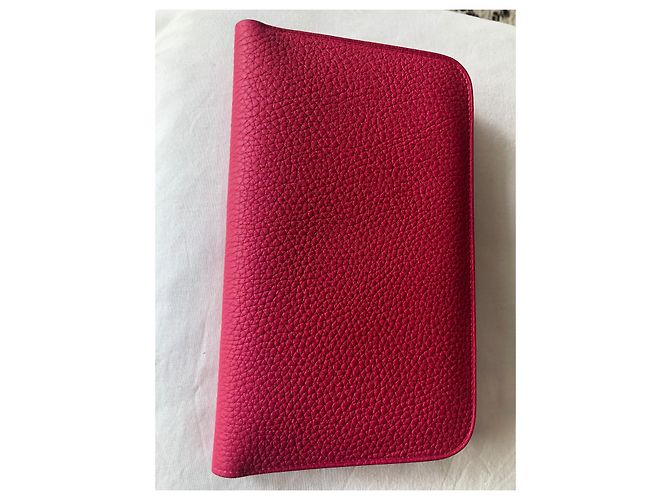 Cartera Hermès Dogon Duo Rosa Togo - vista 2