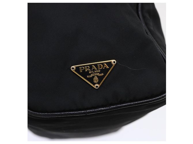 PRADA Borsa a tracolla Nylon Nero Auth ar10096 - vista 17