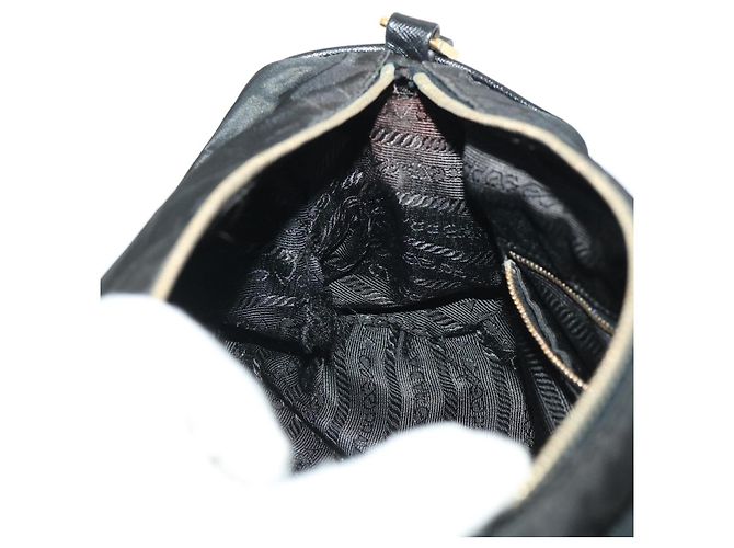 PRADA Borsa a tracolla Nylon Nero Auth ar10096 - vista 19