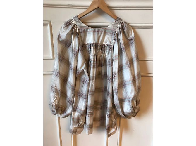 Chloé CHLOE Top T.fr 36 Seda Blanco - vista 3