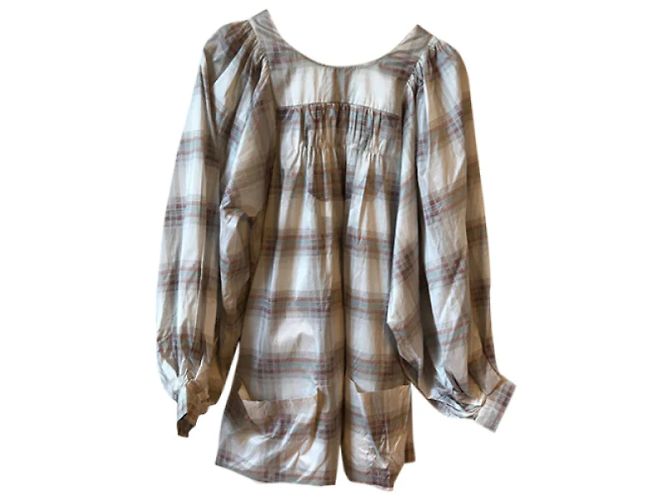 Chloé CHLOE Top T.fr 36 Seda Blanco - vista 7