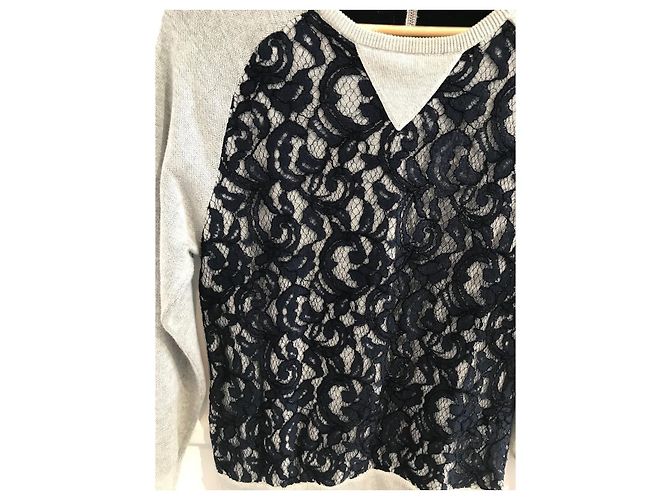 Vestidos CARVEN T.Internacional S Algodón Gris - vista 3