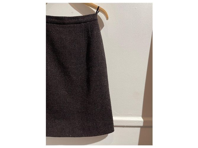 Faldas CHANEL T.Internacional S Lana Castaño - vista 2