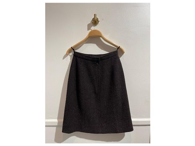 Faldas CHANEL T.Internacional S Lana Castaño - vista 3