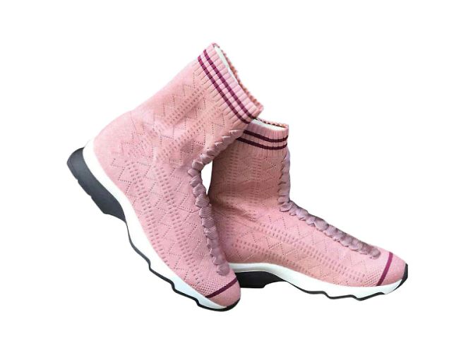 FENDI Trainer T.EU 36 Stoff Pink - Ansicht 9