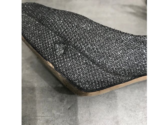 JIMMY CHOO Tacchi T.EU 39 Glitter Grigio - vista 6
