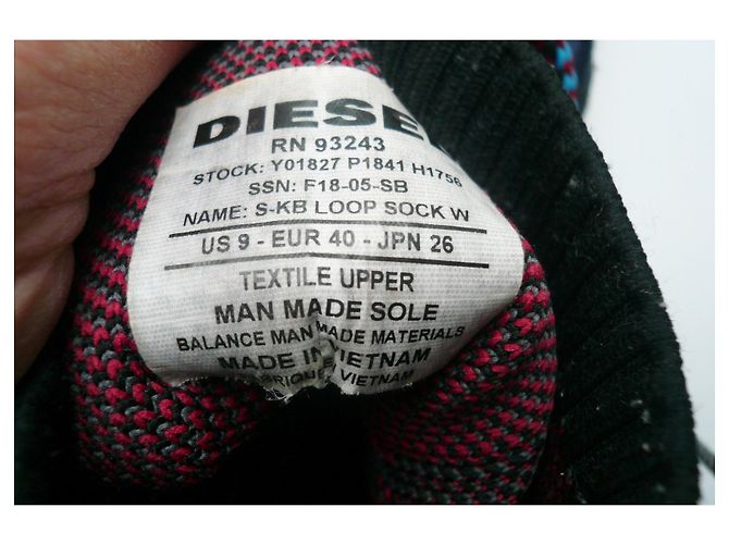 DIESEL Baskets Schuhe BE T40 Mehrfarben - Ansicht 7