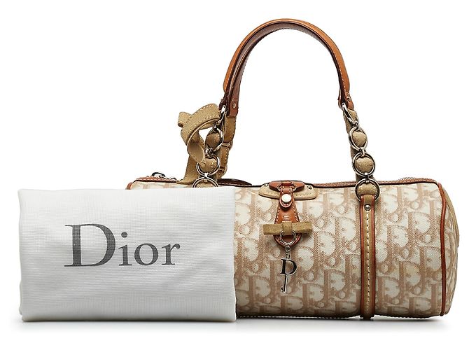 Dior Brown Oblique Romantique Handbag - vista 16