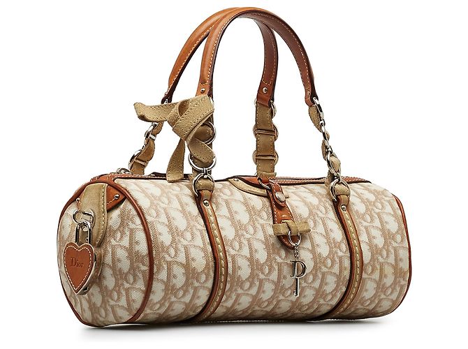 Dior Brown Oblique Romantique Handbag - vista 2