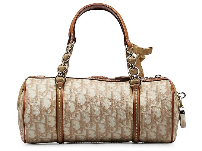 Dior Brown Oblique Romantique Handbag - vista 3