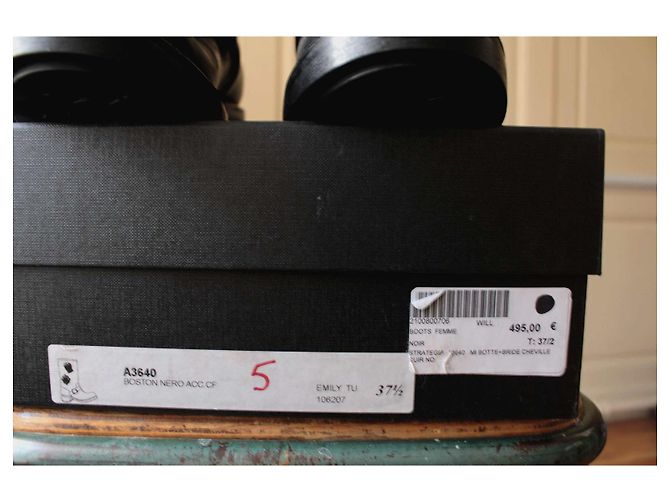 Strategia Mid-Biker-Stiefel Schwarz - Ansicht 8