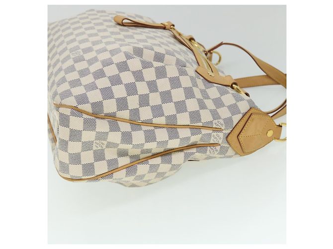 Borsa tote LOUIS VUITTON Damier Azur Evora MM 2via N41360 LV Aut 52062 - vista 3