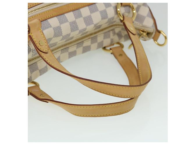 Borsa tote LOUIS VUITTON Damier Azur Evora MM 2via N41360 LV Aut 52062 - vista 7
