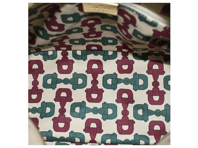 Bolsa de ombro GUCCI GG Canvas Guccissima Preto 257268 Auth ti1188 - vista 10