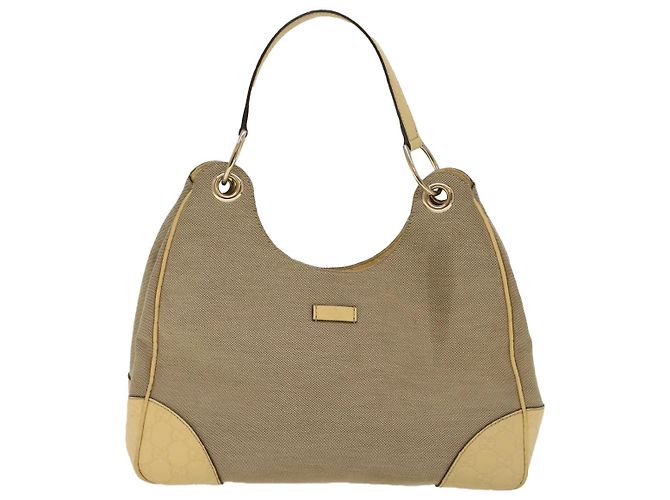 Bolsa de ombro GUCCI GG Canvas Guccissima Preto 257268 Auth ti1188 - vista 13