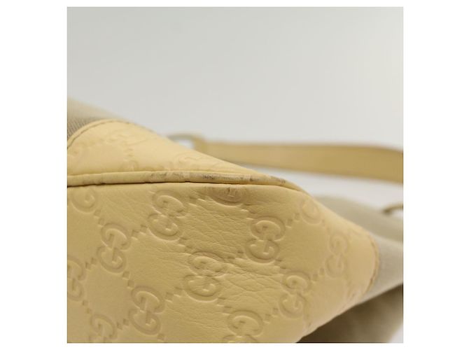 Bolsa de ombro GUCCI GG Canvas Guccissima Preto 257268 Auth ti1188 - vista 16