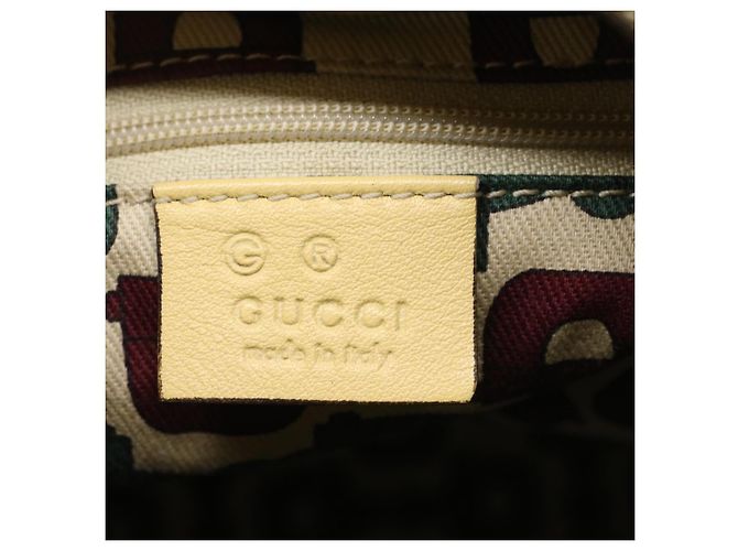 Bolsa de ombro GUCCI GG Canvas Guccissima Preto 257268 Auth ti1188 - vista 18