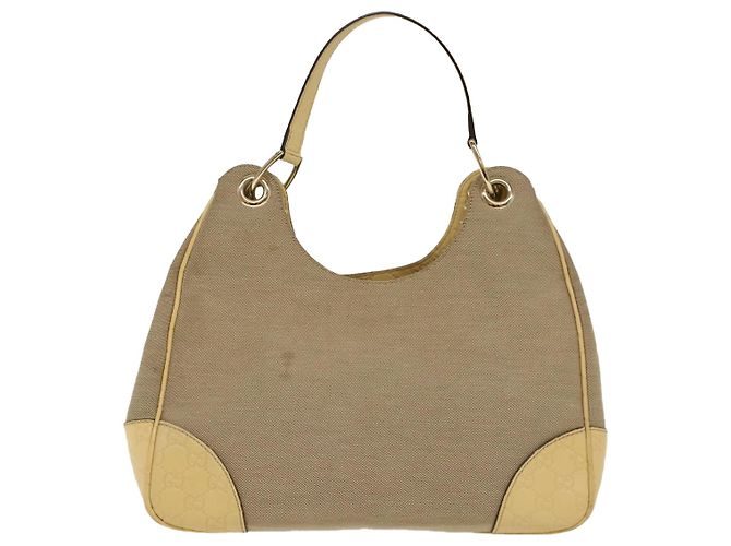 Bolsa de ombro GUCCI GG Canvas Guccissima Preto 257268 Auth ti1188 - vista 2