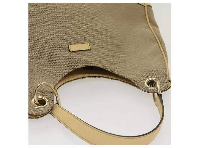 Bolsa de ombro GUCCI GG Canvas Guccissima Preto 257268 Auth ti1188 - vista 6