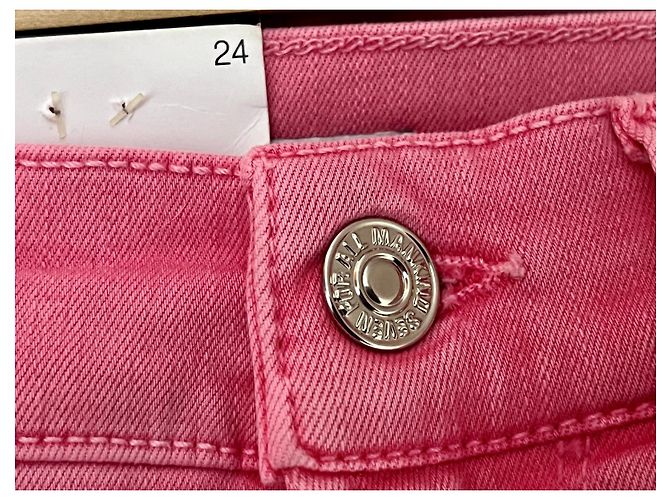 7 For All Mankind Slim Illusion ‘Cropped Boot’ W24 Rosa - vista 2