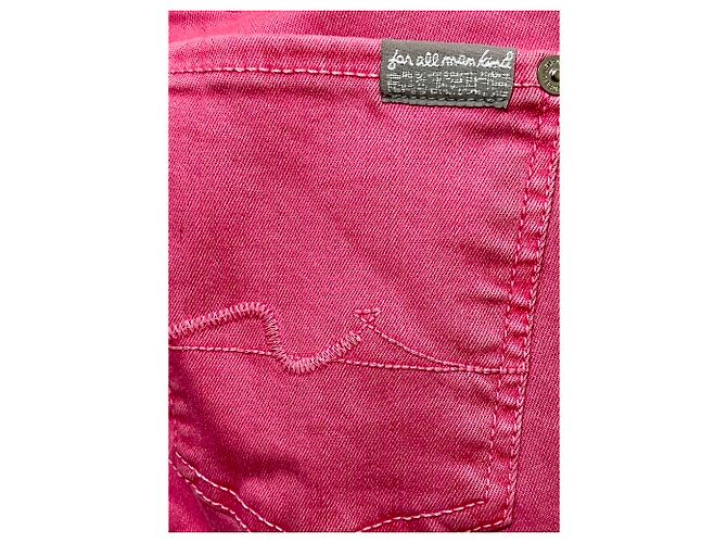 7 For All Mankind Slim Illusion ‘Cropped Boot’ W24 Rosa - vista 4