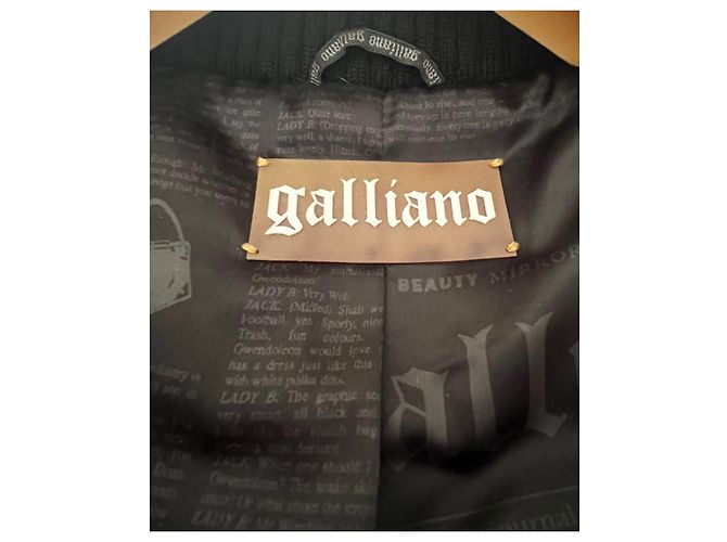 Chaqueta de plumón John Galliano Negro - vista 6