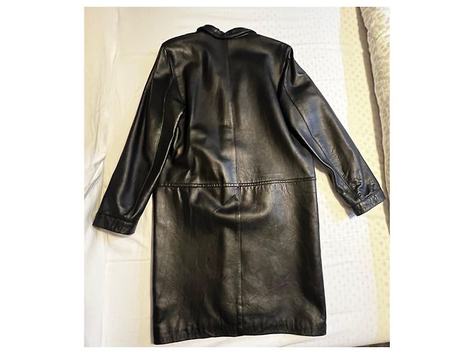Abrigo de piel negro French Connection - vista 2