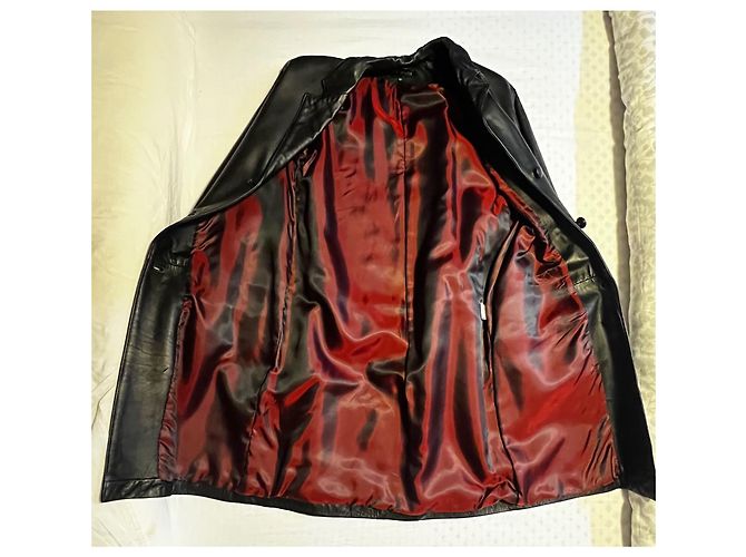 Abrigo de piel negro French Connection - vista 3