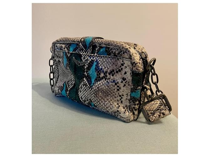 Zadig & Voltaire Borsa a tracolla Zadig&Voltaire Nero Bianco sporco Blu chiaro Verde scuro - vista 3