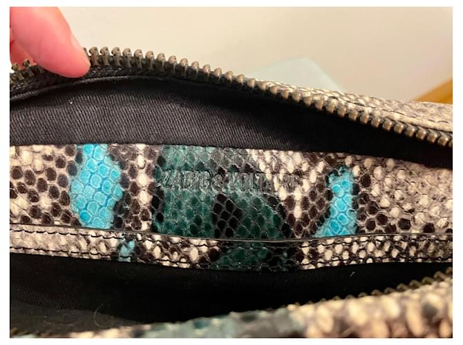 Zadig & Voltaire Borsa a tracolla Zadig&Voltaire Nero Bianco sporco Blu chiaro Verde scuro - vista 7