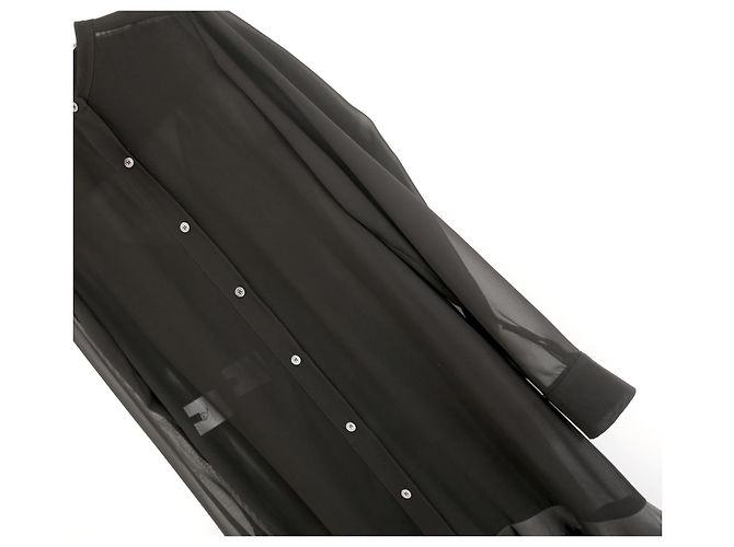 McQ Alexander McQueen Lederrock-Hemdkleid Schwarz - Ansicht 3