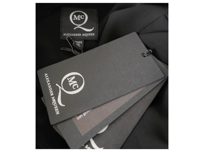 McQ Alexander McQueen Lederrock-Hemdkleid Schwarz - Ansicht 5