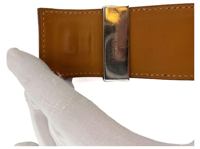 Hermès Collar para Perro Pulsera de Cuero Rojo Roja - vista 8