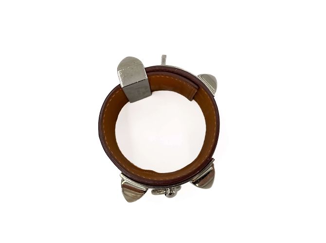 Hermès Collar para Perro Pulsera de Cuero Rojo Roja - vista 9