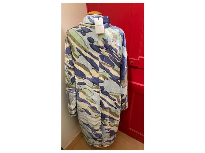 Abrigo Isabel Marant ICLERIE de terciopelo oversize Multicolor - vista 3