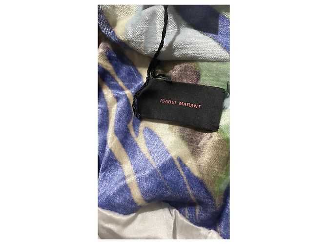 Abrigo Isabel Marant ICLERIE de terciopelo oversize Multicolor - vista 7