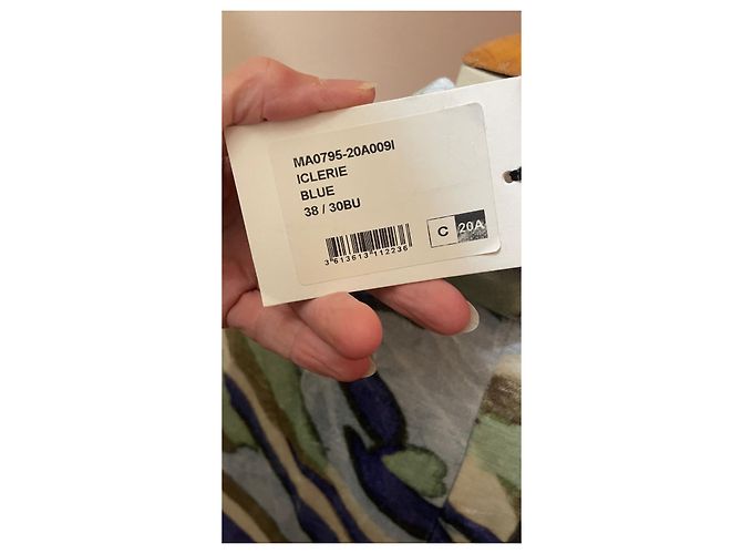 Abrigo Isabel Marant ICLERIE de terciopelo oversize Multicolor - vista 8