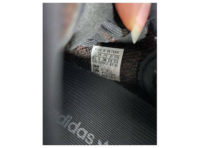Yeezy Boost 350 V2 Sneakers "Mx Rock" in rete Primeknit multicolore - vista 10